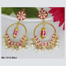 Mahavir Gold Plated Designer Dangler Earrings - MIJ 1513 BALI