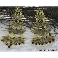Mahavir Gold Plated Designer Dangler Earrings - MIJ 1525 E-RING