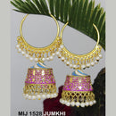 Mahavir Gold Plated Designer Jhumki Earrings - MIJ 1528 JUMKHI
