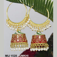 Mahavir Gold Plated Designer Jhumki Earrings - MIJ 1528 JUMKHI