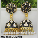 Mahavir Gold Plated Designer Jhumki Earrings - MIJ 1535 JUMKHI