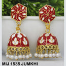 Mahavir Gold Plated Designer Jhumki Earrings - MIJ 1535 JUMKHI