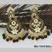 Mahavir Gold Plated Designer Dangler Earrings - MIJ 1549 BALI
