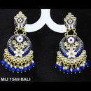 Mahavir Gold Plated Designer Dangler Earrings - MIJ 1549 BALI