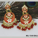 Mahavir Gold Plated Designer Dangler Earrings - MIJ 1549 BALI