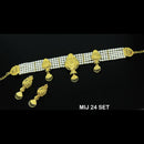 Mahavir Forming Gold Necklace Set - MIJ 24 SET