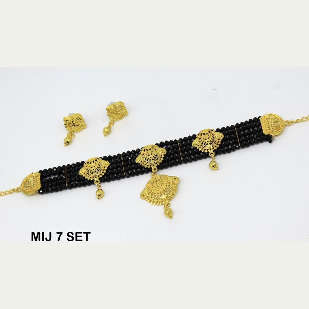 Mahavir Forming Gold Necklace Set - MIJ 7 SET