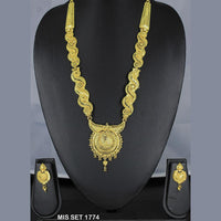 Mahavir Forming Gold Necklace Set - MIS SET 1774