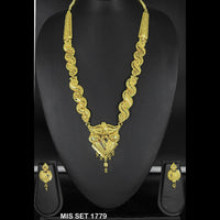 Mahavir Forming Gold Necklace Set - MIS SET 1779