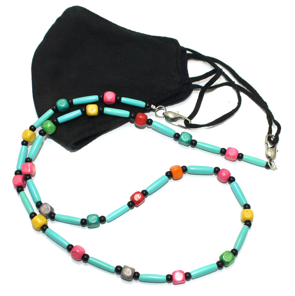 Beadsnfashion Designer Beaded Mask Chain Dori _MKS-05