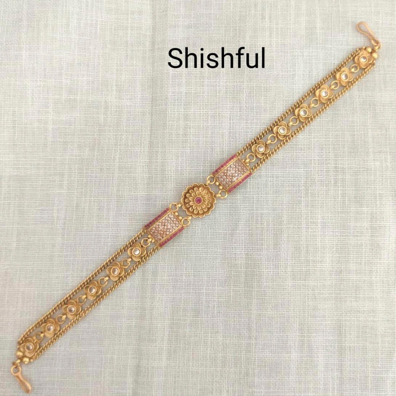 Manisha Jewellery Copper Floral Sheeshphool Hair Accessories For Women