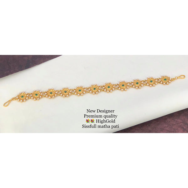 Manisha Jewellery Gold Plated Sheeshphool Hair Accessories For Women