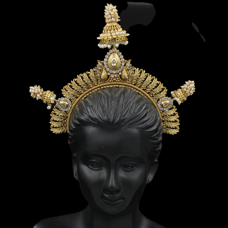 Manisha Jewellery Gold Plated Austrian Stone Juda Brooch