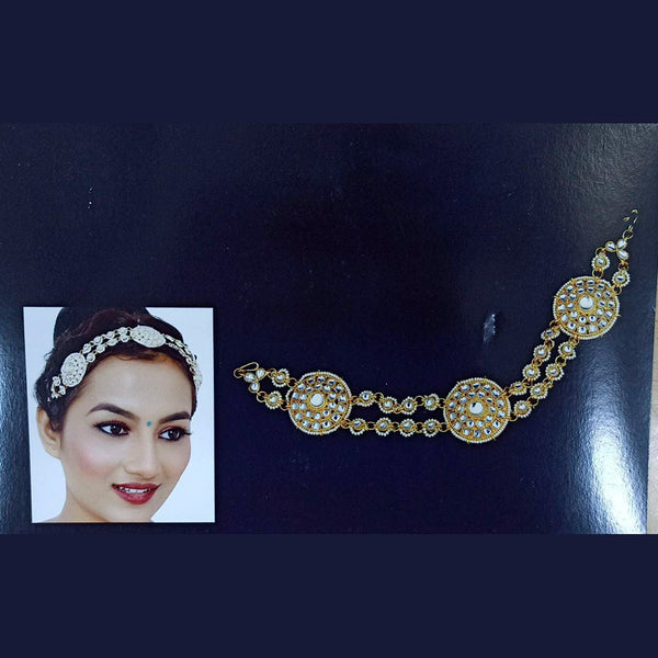 Manisha Jewellery Gold Plated Sheeshphool Hair Accessories For Women
