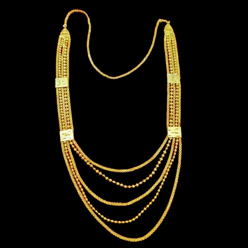 Manisha Jewellery Gold Plated Long Haram Necklace