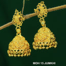 Mahavir Dye Gold Jhumki Earrings