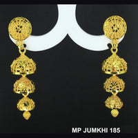 Mahavir Forming Gold Plated Jhumki Earrings  - MP 185 Jumkhi