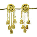 Mahavir Gold Plated Dangler Earrings