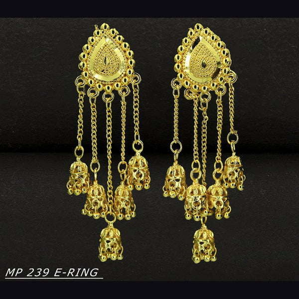 Mahavir Forming Gold Plated Dangler Earrings  - MP 239 E Ring