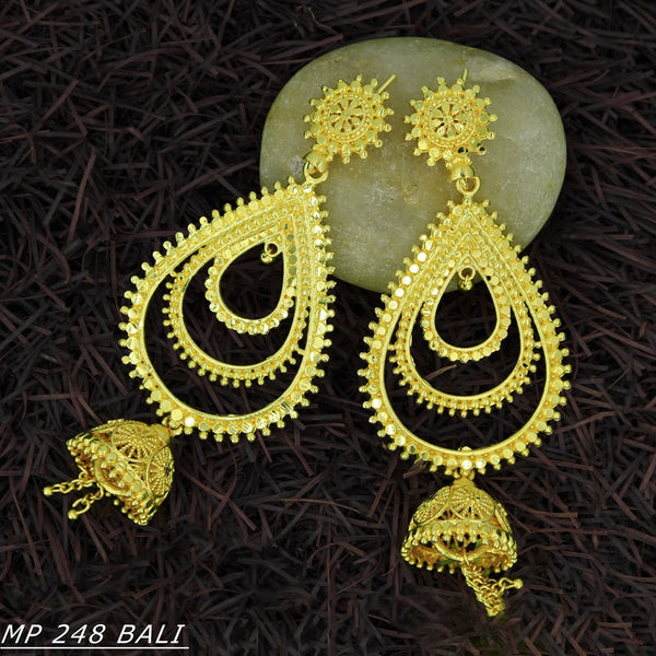 Mahavir Forming Gold Plated Dangler Earrings  - MP 248 Bali