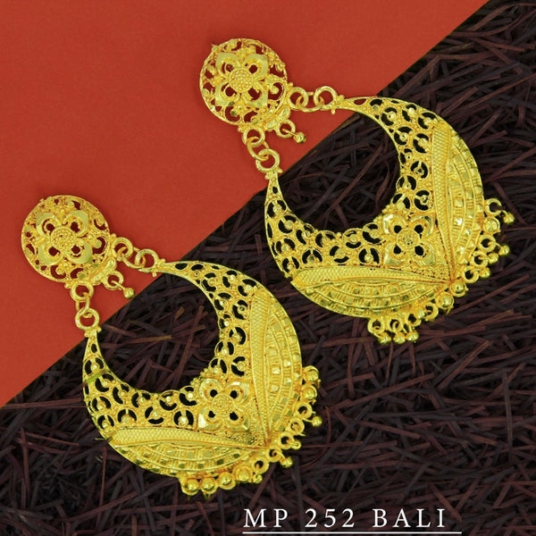 Mahavir Forming Gold Plated Dangler Earrings  - MP 252 Bali