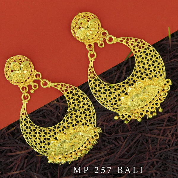 Mahavir Forming Gold Plated Dangler Earrings  - MP 257 Bali