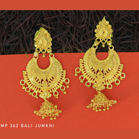 Mahavir Forming Gold Plated Dangler Earrings  - MP 262 Bali Jumkhi