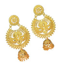 Mahavir Gold Plated Dangler Earrings