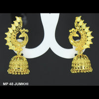 Mahavir Forming Gold Plated Jhumki Earrings  - MP 48 JUMKHI