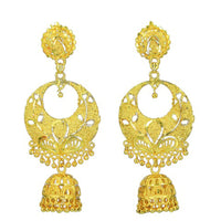 Mahavir Gold Plated Dangler Earrings