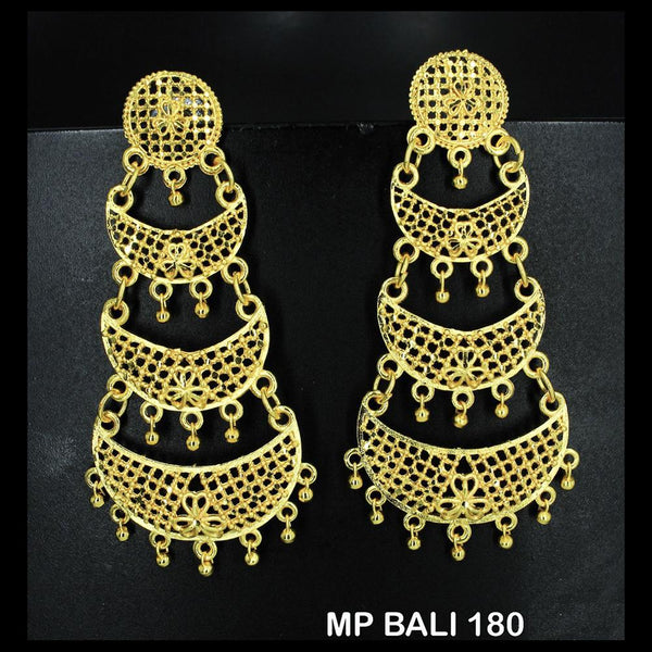 Mahavir Forming Gold Plated Dangler Earrings  - MP BALI 180