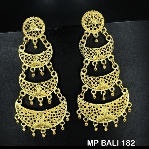 Mahavir Forming Gold Plated Dangler Earrings  - MP BALI 182