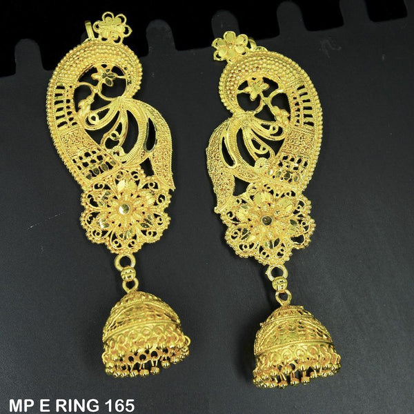Mahavir Forming Gold Plated Jhumki Earrings  - MP E RING 165