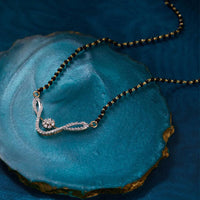 AV Universal Gold Plated Austrian Stone Fancy Manglasutra For Women