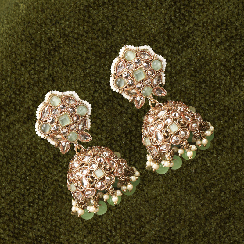 Nipura Minty Ranya Jhumka Earrings