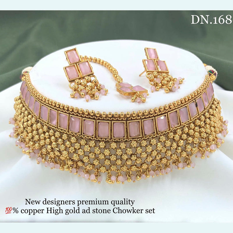 Manisha Jewellery Gold Plated Necklace Set