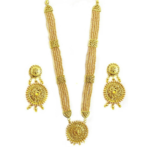 Martina Jewels Gold Plated Pack Of 6 Necklace Set - N-122