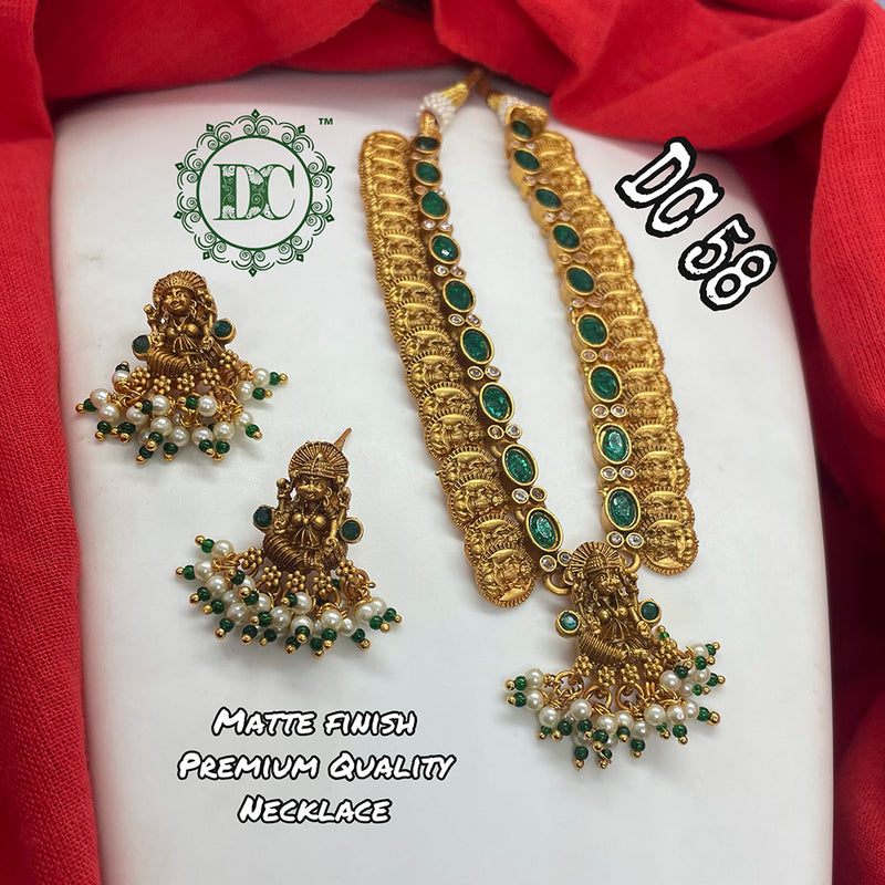 Diksha Collection Gold Plated Necklace Set