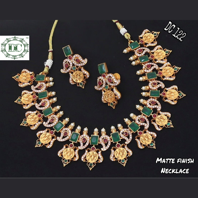 Diksha Collection Gold Plated Necklace Set