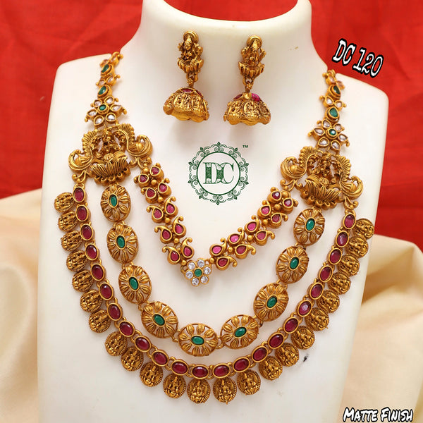 Diksha Collection Gold Plated Necklace Set