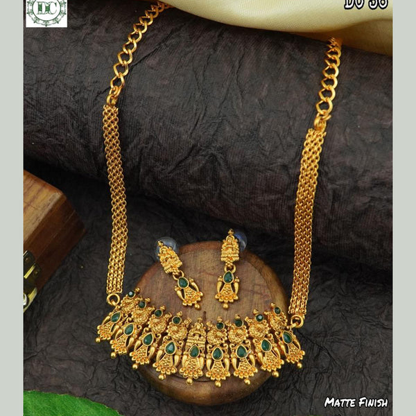 Diksha Collection Gold Plated Necklace Set