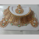 Neetu Art Gold Plated Kundan & Austrian Stone Choker Necklace Set