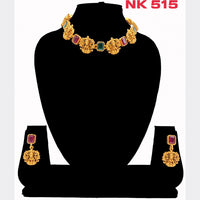 Sushi Jewellery Gold Plated Crystal Stone Choker Necklace Set