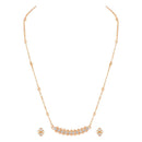 Mahi Dual Side Spikes Ethereal Solitaire Crystal Pendant Set for Women (NL1103792ZWhi)