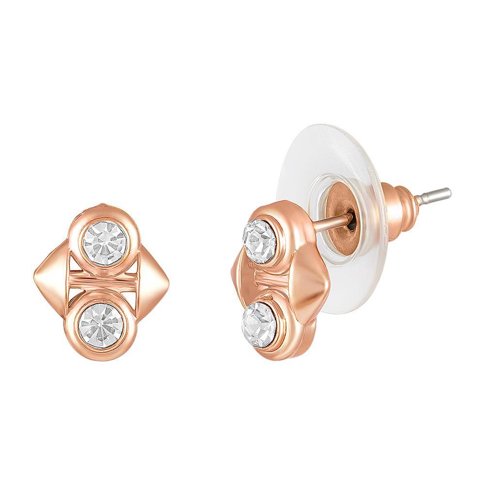 Mahi Dual Side Spikes Ethereal Solitaire Crystal Pendant Set for Women (NL1103792ZWhi)