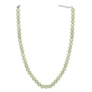 Mahi Rhodium Plated Pearl Pastel Green Necklace with Swarovski Elements For Women