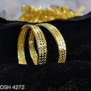 Mahavir Forming Gold Plated Bangle Set - OSH BANGALS 4272