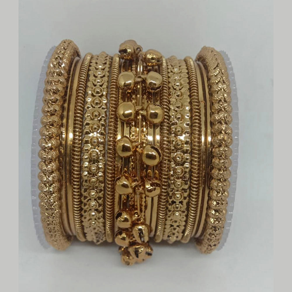 Shree Asha Bangles Gold Plated Bangles Set - P.CH.102