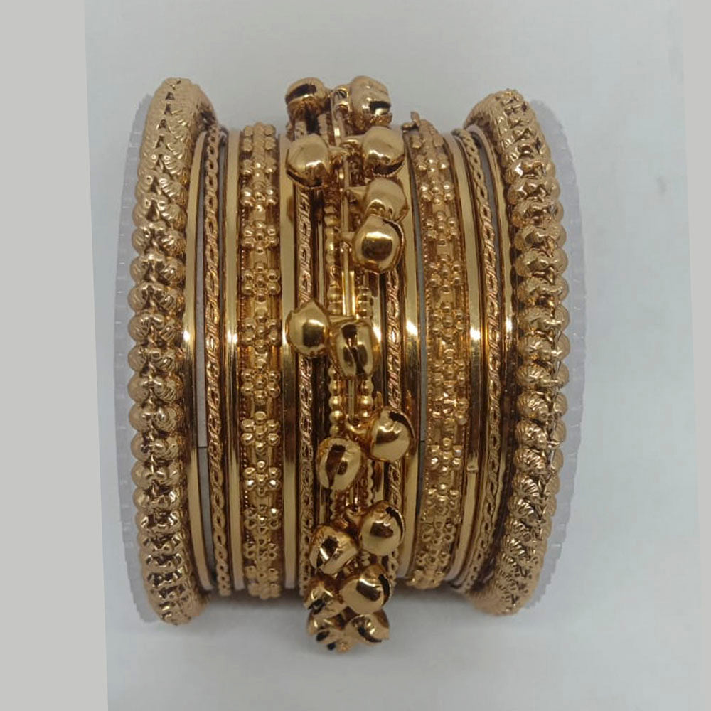 Shree Asha Bangles Gold Plated  Bangles Set - P.CH.104