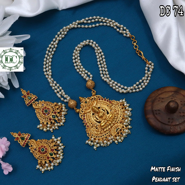 Diksha Collection Gold Plated Necklace Set